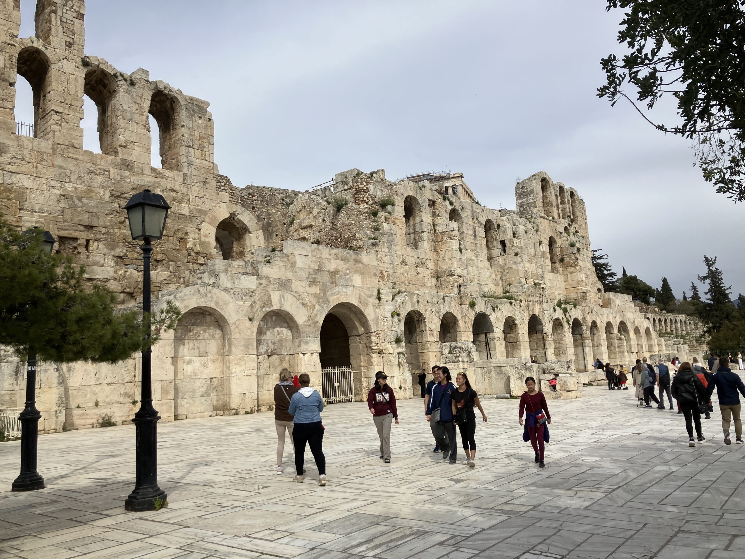 ヘロデス・アティコス音楽堂の外壁