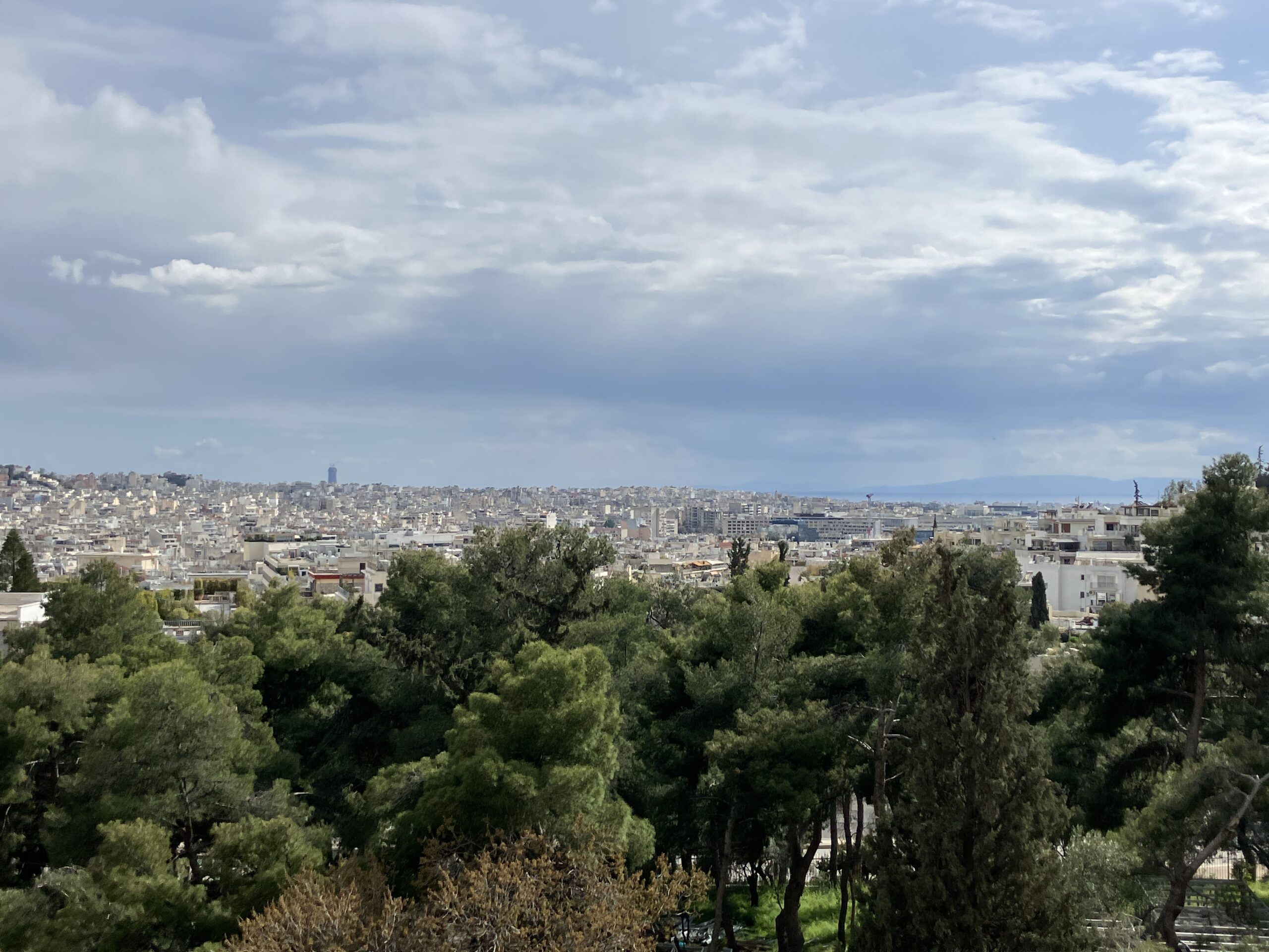 パルテノン神殿の柱と彫刻の細部